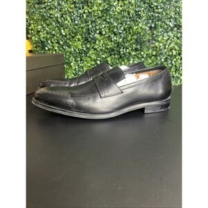 Hallow Unbind Handmade Dress Shoes Leather Loafers Men's Size 12